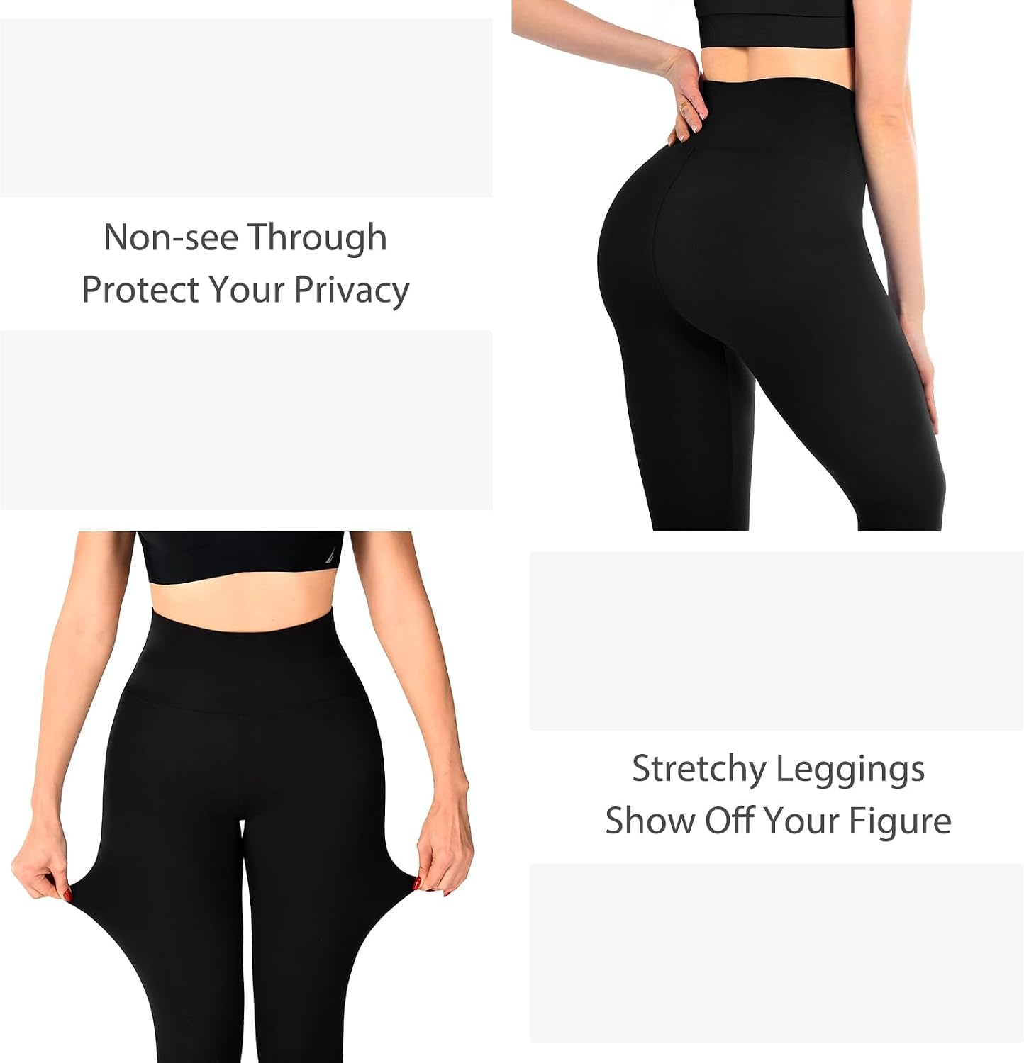 image:imageSINOPHANT Leggings Damen High Waist Leggins fr SportSchwarzArmee GrnBraun