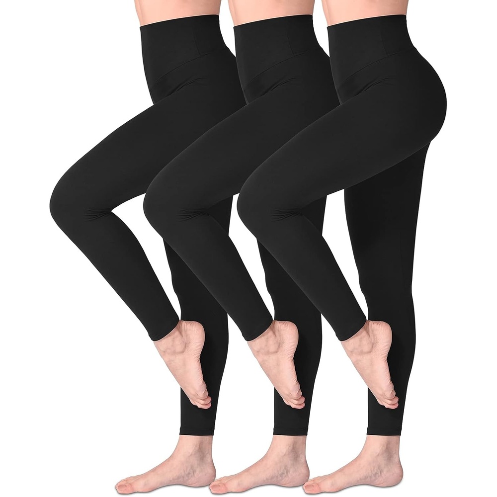 image:imageSINOPHANT Leggings Damen High Waist Leggins fr Sport3er Pack SchwarzSchwarzSchwarz