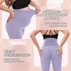 SINOPHANT Damen Umstandsleggings mit Taschen(1 Packung Fliederfarben)