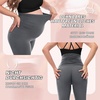 SINOPHANT Damen Umstandsleggings mit Taschen(1 Packung Grau)