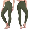 SINOPHANT Leggings Damen High Waist Leggins für Sport(#1er Pack Armee Grün)