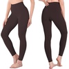 SINOPHANT Leggings Damen High Waist Leggins für Sport(#1er Pack Braun)