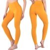 SINOPHANT Leggings Damen High Waist Leggins für Sport(#1er Pack Dunkelgelb)