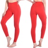 SINOPHANT Leggings Damen High Waist Leggins für Sport(#1er Pack Rot)