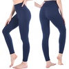 SINOPHANT Leggings Damen High Waist Leggins für Sport(#1er Pack Schwarzblau)