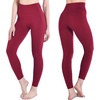 SINOPHANT Leggings Damen High Waist Leggins für Sport(#1er Pack Weinrot)