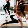 SINOPHANT Leggings Damen High Waist Leggins für Sport(Schwarz/Marineblau/Braun)