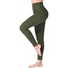 SINOPHANT Leggings Damen High Waist Leggins für Sport(#1er Pack Armee Grün)