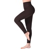 SINOPHANT Leggings Damen High Waist Leggins für Sport(#1er Pack Braun)