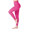 SINOPHANT Leggings Damen High Waist Leggins für Sport(#1er Pack Heißes Rosa)