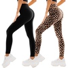 #2er Pack Schwarz/Leopard
