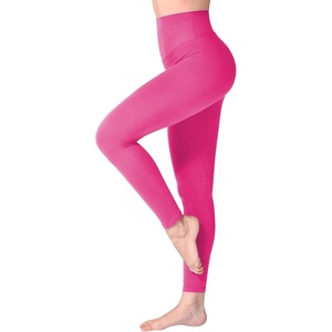 SINOPHANT Leggings Damen High Waist Leggins für Sport(#1er Pack Heißes Rosa)