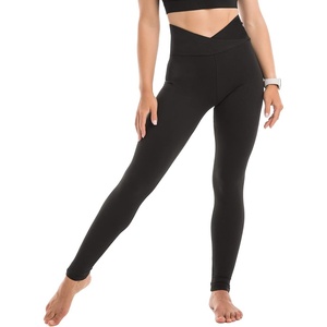 SINOPHANT Leggings Damen High Waist Leggins für Sport(#1er Pack Schwarz Kreuz Taille)