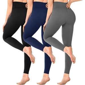 SINOPHANT Leggings Damen High Waist Leggins für Sport(Schwarz/Schwarzblau/Grau)
